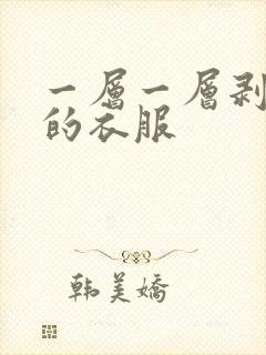 一层一层剥开你的衣服