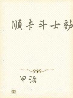 顺卡斗士动画片