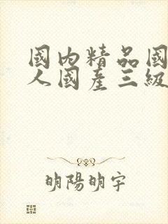 国内精品国产成人国产三级粉色