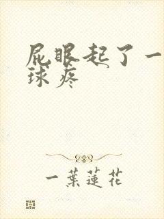 屁眼起了一个肉球疼