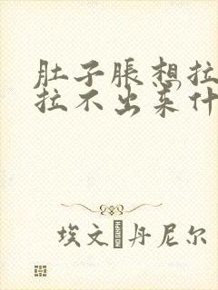 肚子胀想拉屎又拉不出来什么原因封面