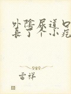 外阴尿道口旁边长了个小疙瘩封面