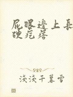 屁眼边上长了个硬疙瘩