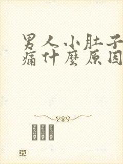 男人小肚子左边痛什么原因