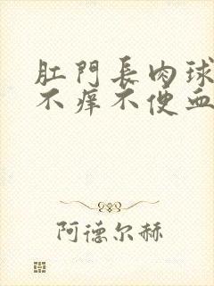 肛门长肉球不痛不痒不便血