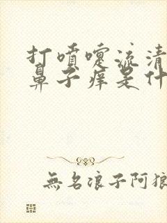 打喷嚏流清鼻涕鼻子痒是什么原因