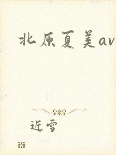北原夏美av