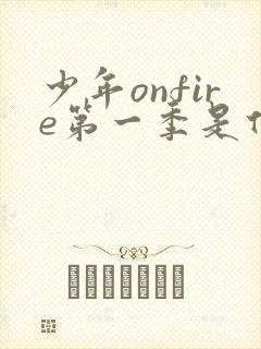 少年onfire第一季是什么时候播出的封面