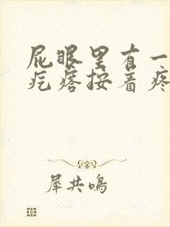 屁眼里有一个硬疙瘩按着疼