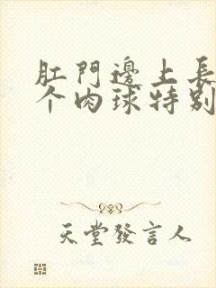 肛门边上长了一个肉球特别疼怎么办