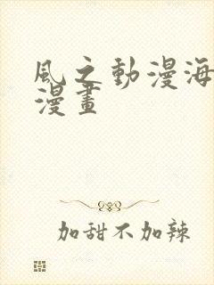 风之动漫海贼王漫画封面