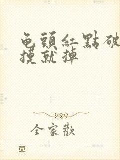 龟头红点破皮一摸就掉