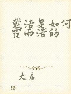 戴浩是如何认出霍雨浩的