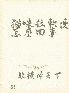 猫咪拉软便带血怎么回事封面