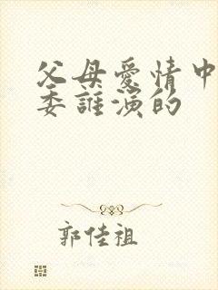 父母爱情中王政委谁演的