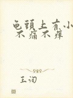 龟头上有小肉粒 不痛不痒