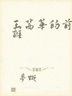 王茜华的前夫是谁封面