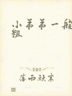 小弟弟一般要多粗