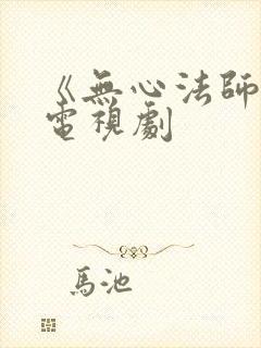 《无心法师3》电视剧封面