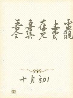 吾妻在上电视剧全集免费观看