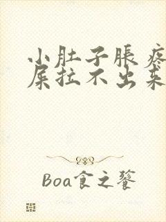 小肚子胀疼想拉屎拉不出来怎么回事