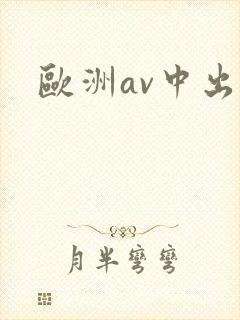 欧洲av中出