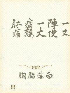 肚痛一阵一阵绞痛想大便又拉不出