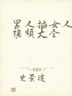 男人插女人的逼视频大全