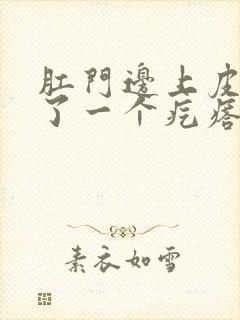 肛门边上皮下长了一个疙瘩硬硬的疼