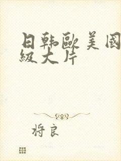 日韩欧美国产一级大片