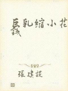 巨乳缩小花好多钱