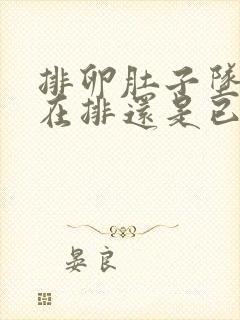 排卵肚子坠疼是在排还是已经排了封面