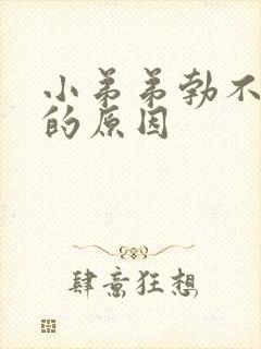 小弟弟勃不起来的原因