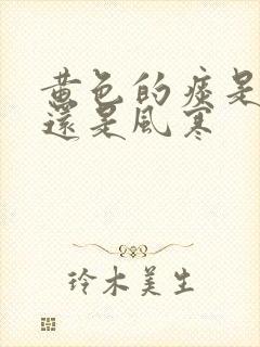 黄色的痰是风热还是风寒封面