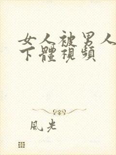 女人被男人插入下体视频