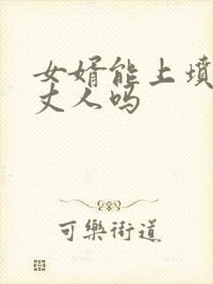 女婿能上坟给老丈人吗