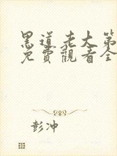 黑道老大第一部免费观看全集高清