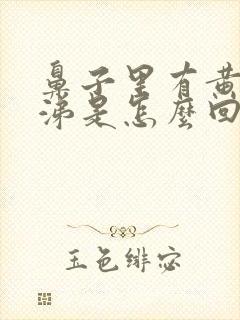 鼻子里有黄脓鼻涕是怎么回事