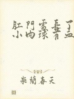 肛门处长了一个小肉球有血