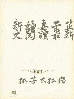 新婚妻子芷珊全文阅读最新章节更新封面