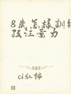 8岁怎样训练小孩注意力