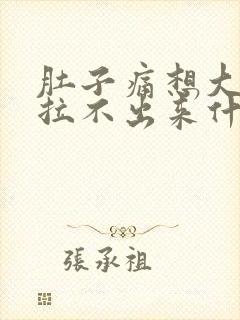 肚子痛想大便又拉不出来什么原因