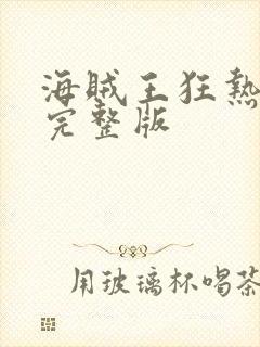 海贼王狂热行动完整版