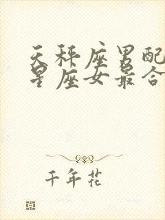 天秤座男配什么星座女最合适