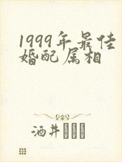 1999年最佳婚配属相封面