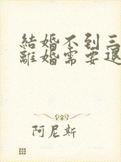 结婚不到三个月离婚需要退彩礼吗封面