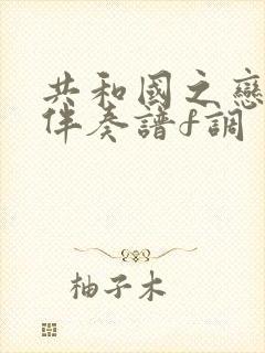 共和国之恋动态伴奏谱f调