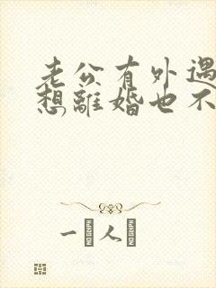 老公有外遇我不想离婚也不原谅怎么办封面