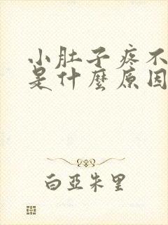 小肚子疼不大便是什么原因封面
