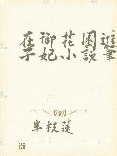 在御花园进入太子妃小说笔趣阁